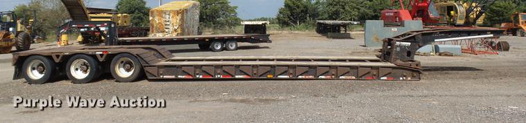 image for item DB4203 1999 Trail King TK110HDG-503 HG series lowboy equipment trailer