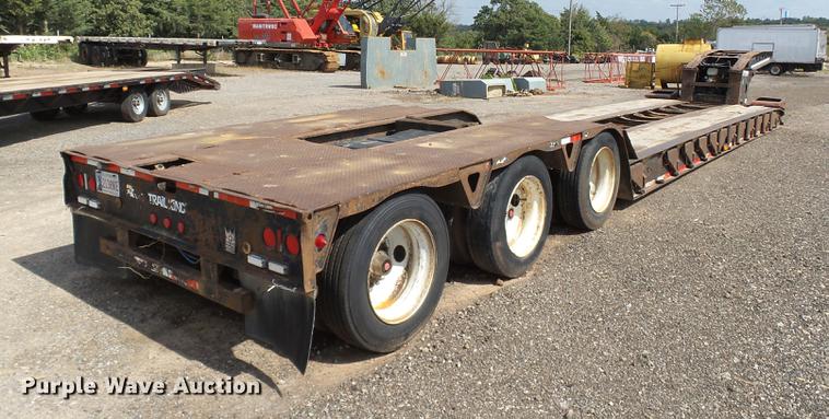 image for item DB4203 1999 Trail King TK110HDG-503 HG series lowboy equipment trailer