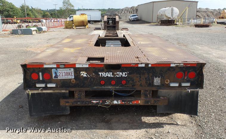 image for item DB4203 1999 Trail King TK110HDG-503 HG series lowboy equipment trailer