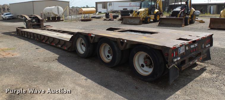 image for item DB4203 1999 Trail King TK110HDG-503 HG series lowboy equipment trailer