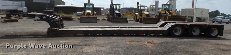 image for item DB4203 1999 Trail King TK110HDG-503 HG series lowboy equipment trailer