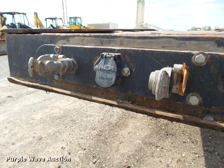 image for item DB4203 1999 Trail King TK110HDG-503 HG series lowboy equipment trailer