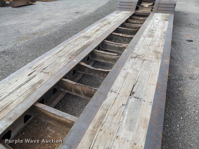 image for item DB4203 1999 Trail King TK110HDG-503 HG series lowboy equipment trailer