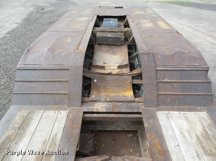 image for item DB4203 1999 Trail King TK110HDG-503 HG series lowboy equipment trailer
