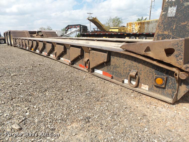 image for item DB4203 1999 Trail King TK110HDG-503 HG series lowboy equipment trailer