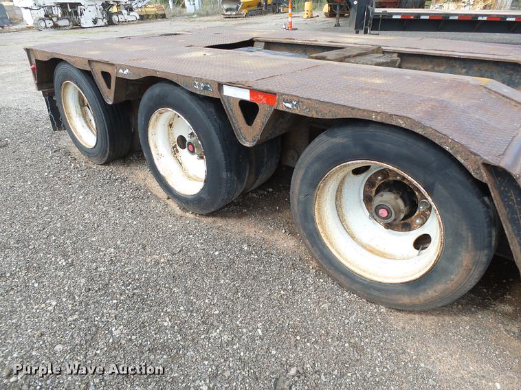 image for item DB4203 1999 Trail King TK110HDG-503 HG series lowboy equipment trailer