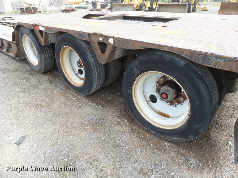 image for item DB4203 1999 Trail King TK110HDG-503 HG series lowboy equipment trailer