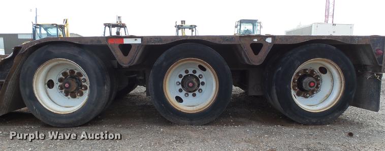 image for item DB4203 1999 Trail King TK110HDG-503 HG series lowboy equipment trailer