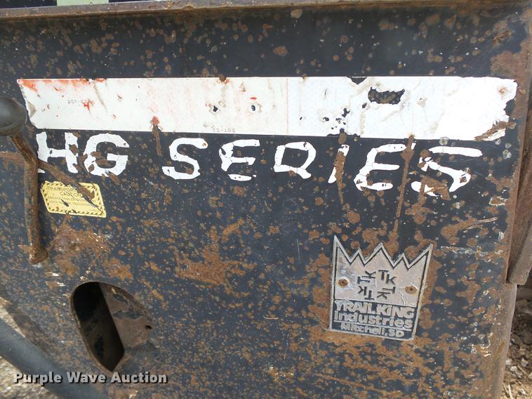 image for item DB4203 1999 Trail King TK110HDG-503 HG series lowboy equipment trailer