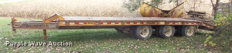 image for item DB8101 1993 Trail King equipment trailer