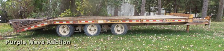 image for item DB8101 1993 Trail King equipment trailer