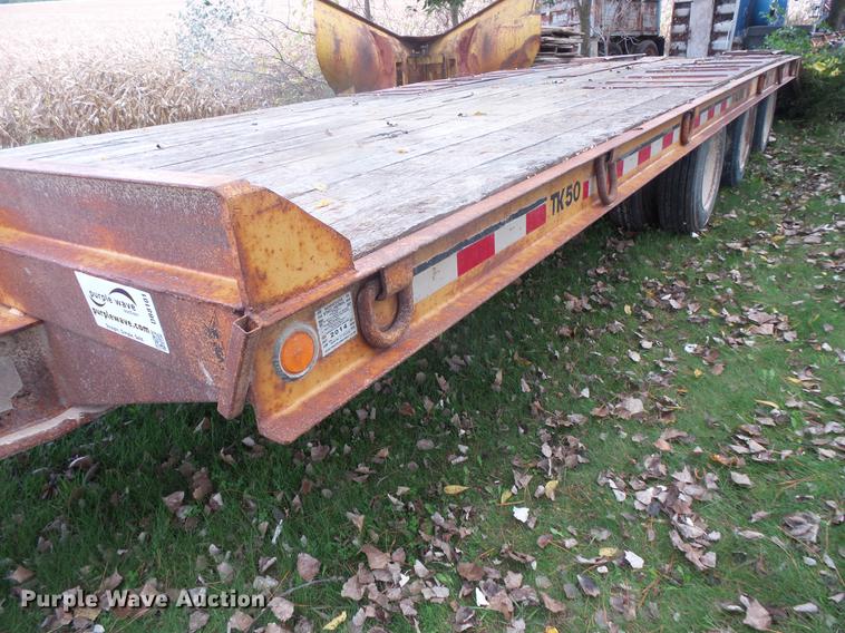 image for item DB8101 1993 Trail King equipment trailer