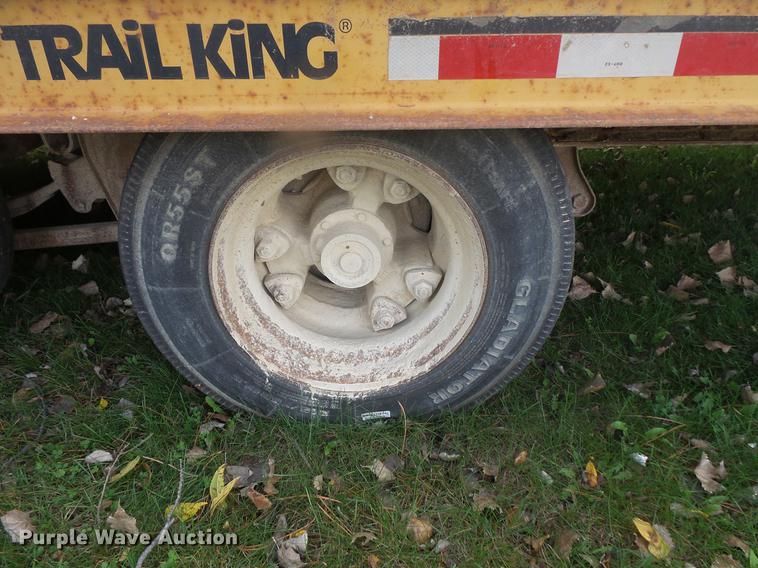 image for item DB8101 1993 Trail King equipment trailer