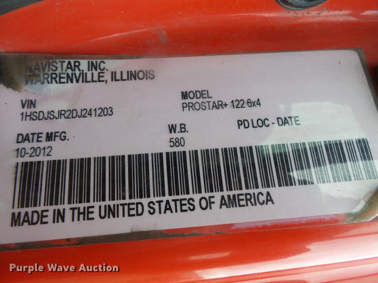 image for item DB8104 2013 International ProStar semi truck