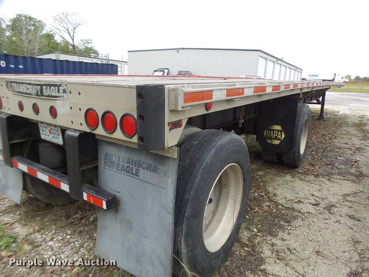 image for item DB9998 1993 Transcraft Eagle W2 flatbed trailer