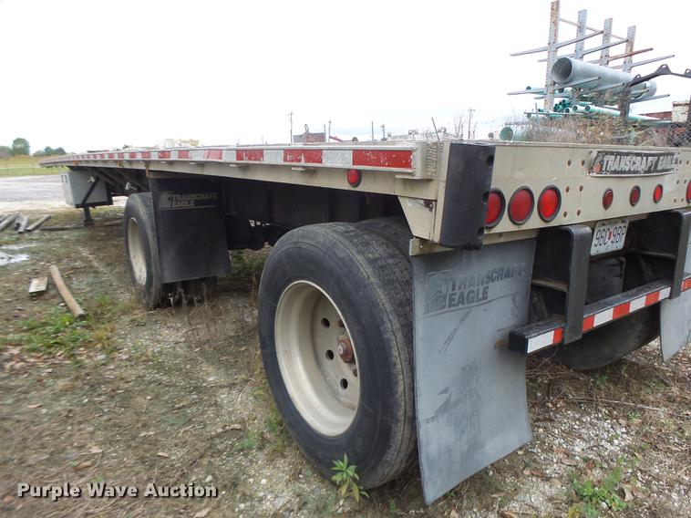 image for item DB9998 1993 Transcraft Eagle W2 flatbed trailer