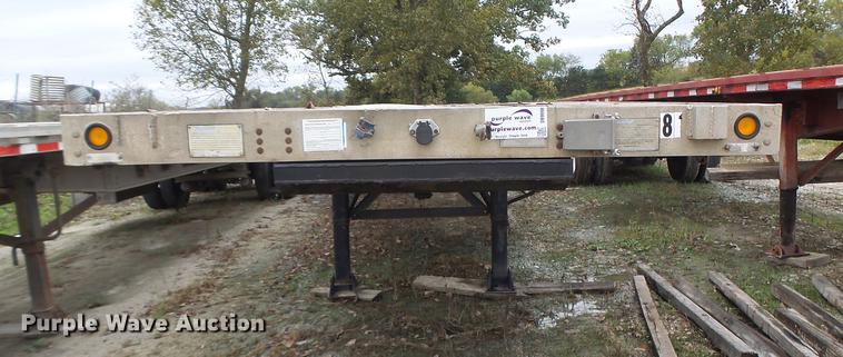 image for item DB9998 1993 Transcraft Eagle W2 flatbed trailer