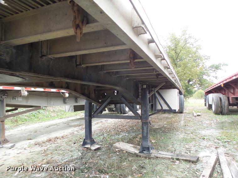 image for item DB9998 1993 Transcraft Eagle W2 flatbed trailer