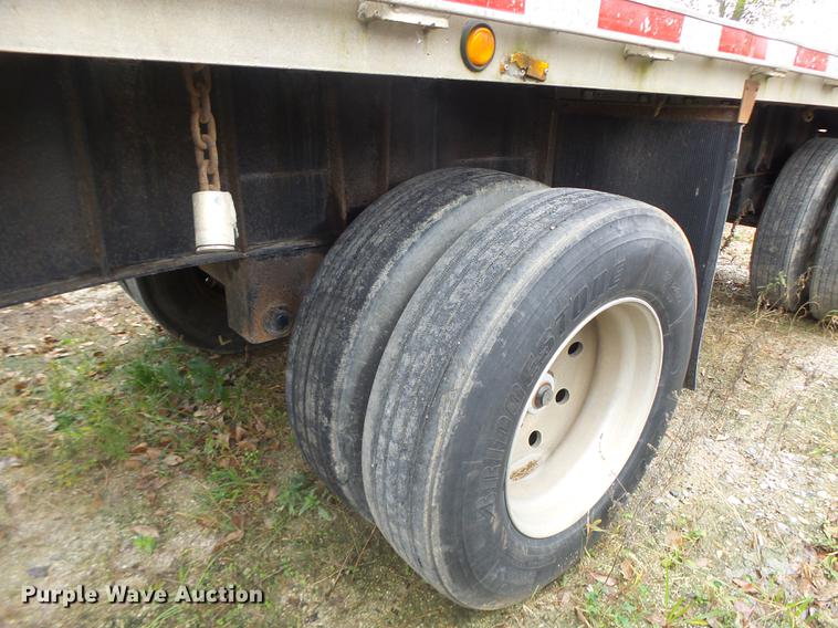 image for item DB9998 1993 Transcraft Eagle W2 flatbed trailer