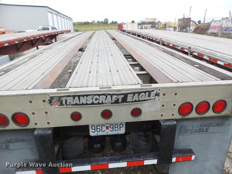 image for item DB9998 1993 Transcraft Eagle W2 flatbed trailer