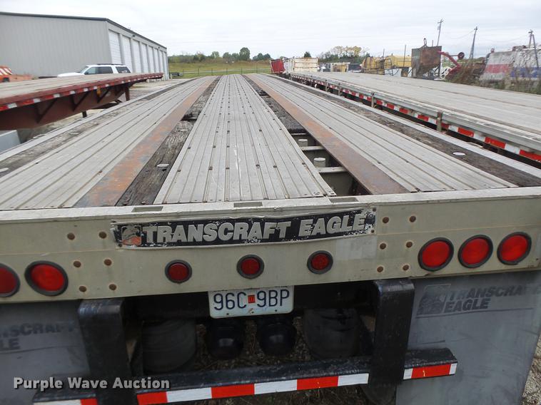 image for item DB9998 1993 Transcraft Eagle W2 flatbed trailer