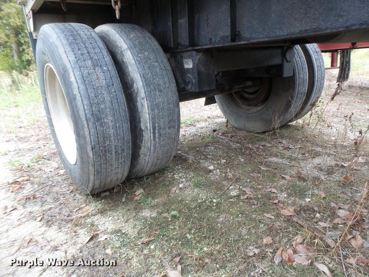 image for item DB9998 1993 Transcraft Eagle W2 flatbed trailer