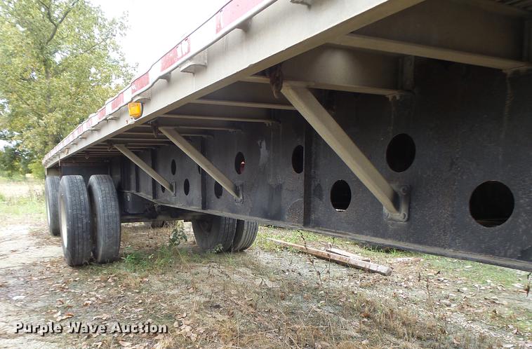 image for item DB9998 1993 Transcraft Eagle W2 flatbed trailer