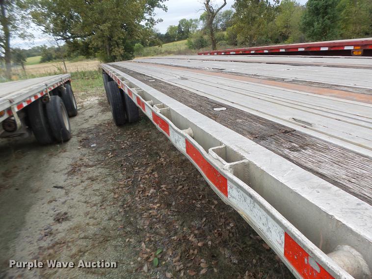 image for item DB9998 1993 Transcraft Eagle W2 flatbed trailer