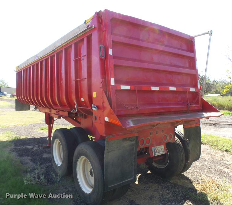 image for item DC3796 1991 Fruehauf DDTS-M2-24 end dump trailer