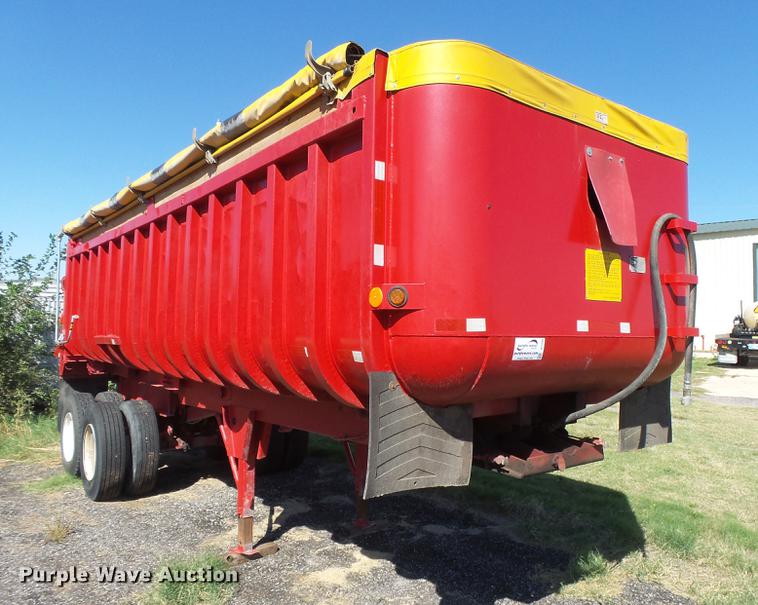 image for item DC3796 1991 Fruehauf DDTS-M2-24 end dump trailer