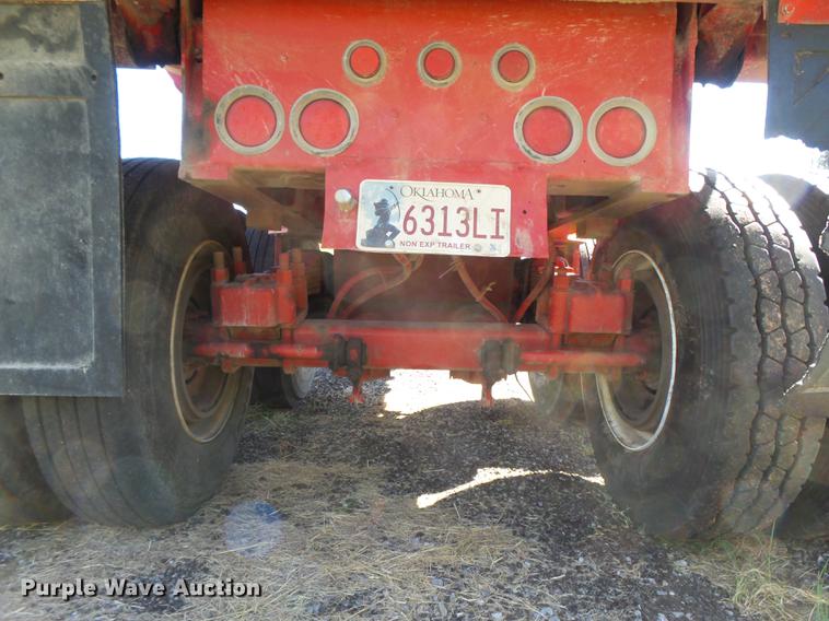 image for item DC3796 1991 Fruehauf DDTS-M2-24 end dump trailer