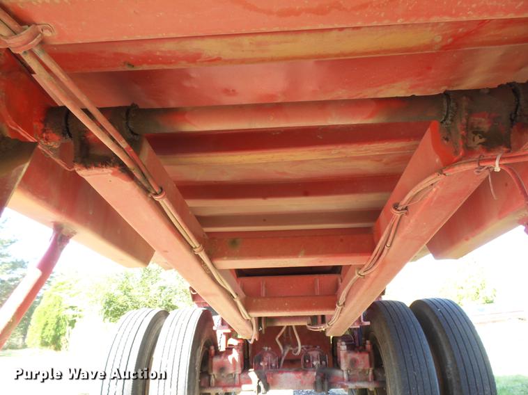 image for item DC3796 1991 Fruehauf DDTS-M2-24 end dump trailer