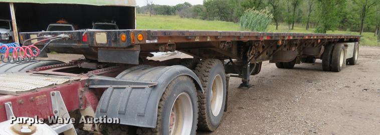 image for item DI9896 1987 Transcraft TL90K-45 flatbed trailer