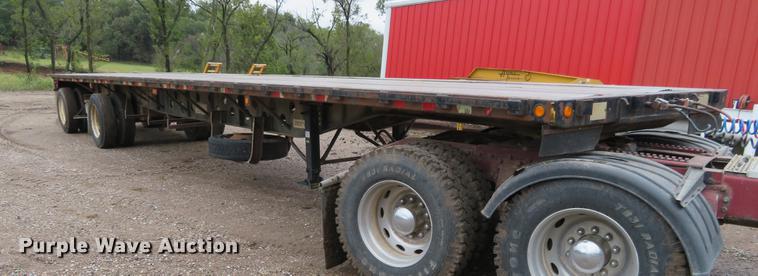image for item DI9896 1987 Transcraft TL90K-45 flatbed trailer