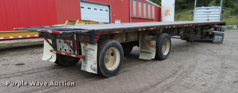image for item DI9896 1987 Transcraft TL90K-45 flatbed trailer