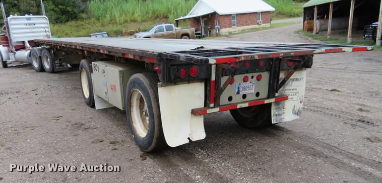 image for item DI9896 1987 Transcraft TL90K-45 flatbed trailer