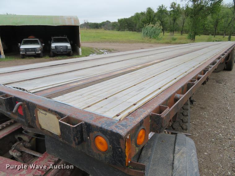 image for item DI9896 1987 Transcraft TL90K-45 flatbed trailer