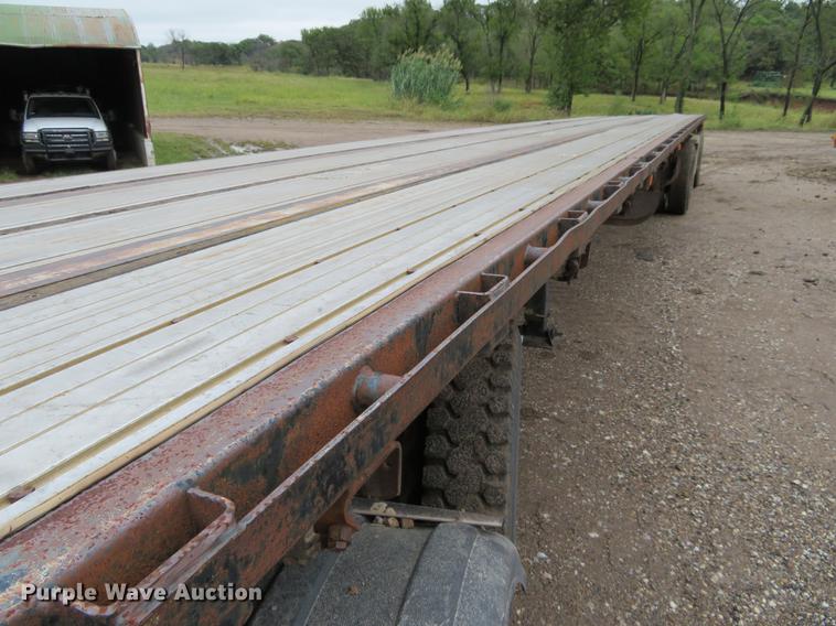 image for item DI9896 1987 Transcraft TL90K-45 flatbed trailer