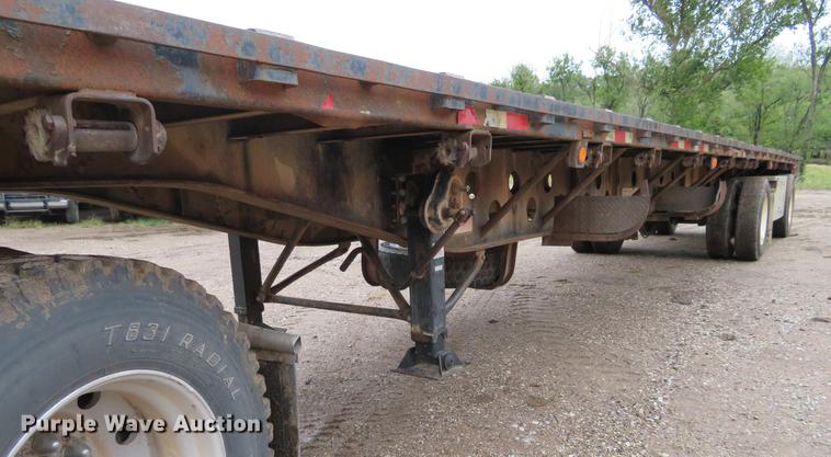 image for item DI9896 1987 Transcraft TL90K-45 flatbed trailer