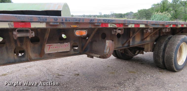 image for item DI9896 1987 Transcraft TL90K-45 flatbed trailer