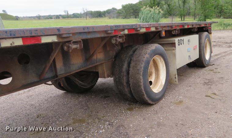 image for item DI9896 1987 Transcraft TL90K-45 flatbed trailer