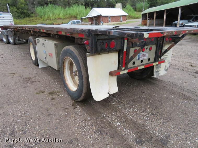 image for item DI9896 1987 Transcraft TL90K-45 flatbed trailer