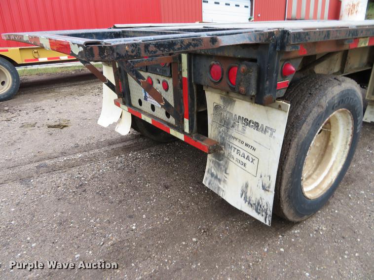 image for item DI9896 1987 Transcraft TL90K-45 flatbed trailer