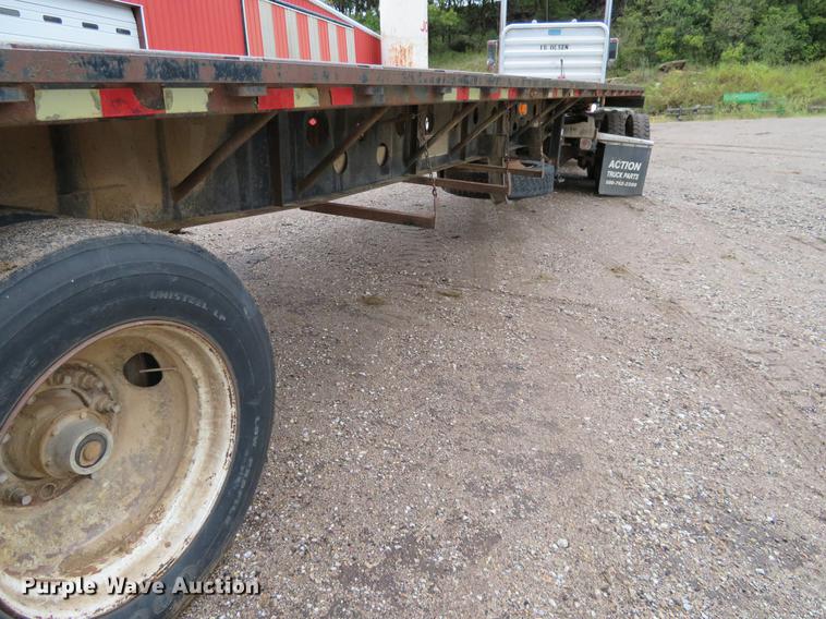 image for item DI9896 1987 Transcraft TL90K-45 flatbed trailer