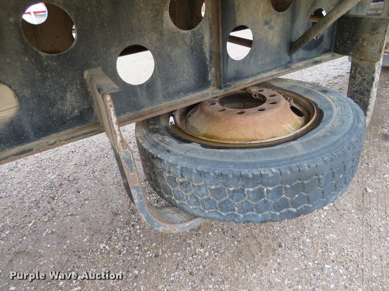 image for item DI9896 1987 Transcraft TL90K-45 flatbed trailer