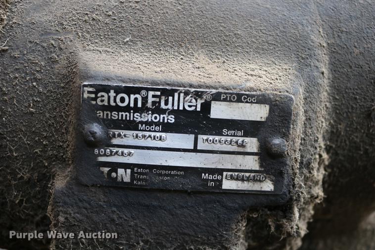 image for item DW9820 Eaton Fuller RTX15710B transmission