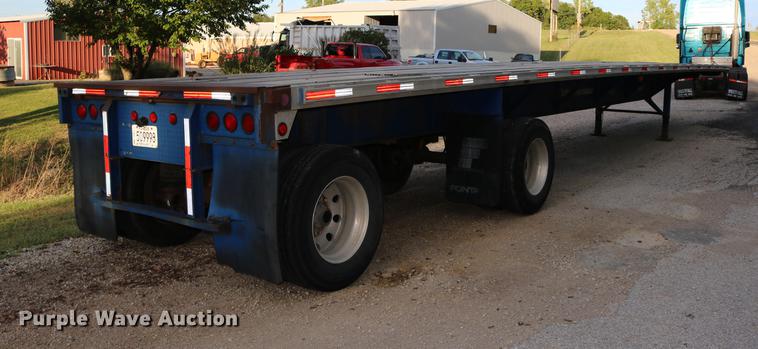 image for item DW9862 1997 Fontaine LFTW-6-8048WSAK flatbed trailer