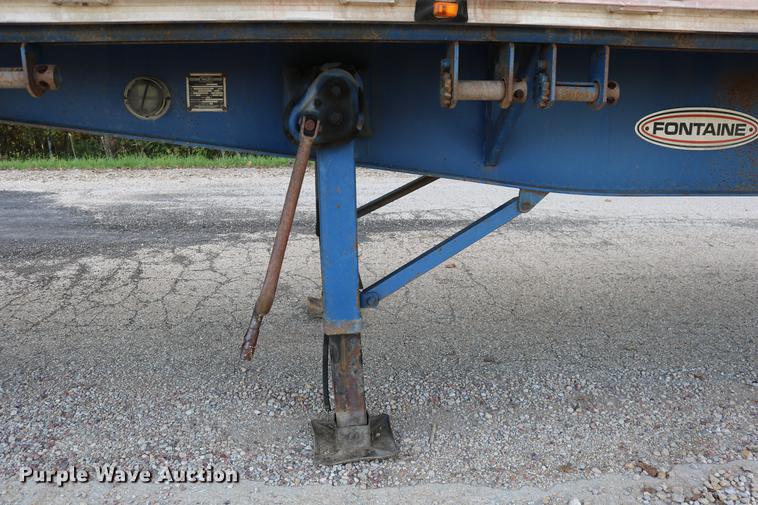 image for item DW9862 1997 Fontaine LFTW-6-8048WSAK flatbed trailer