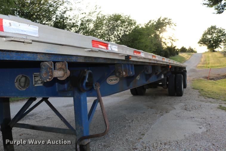 image for item DW9862 1997 Fontaine LFTW-6-8048WSAK flatbed trailer