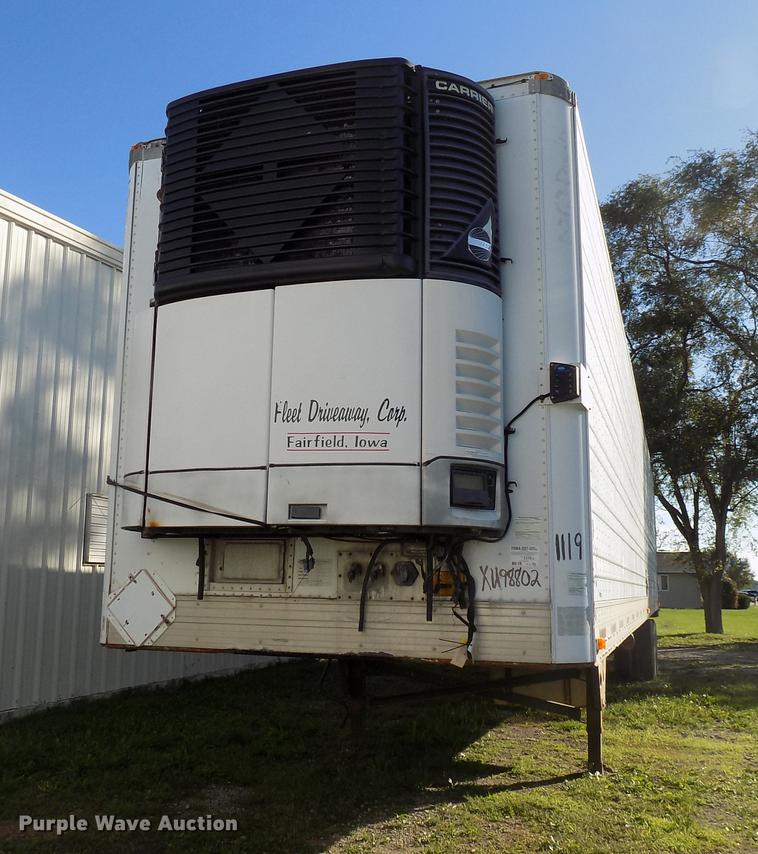 image for item EE9256 1999 Utility refrigerated van trailer